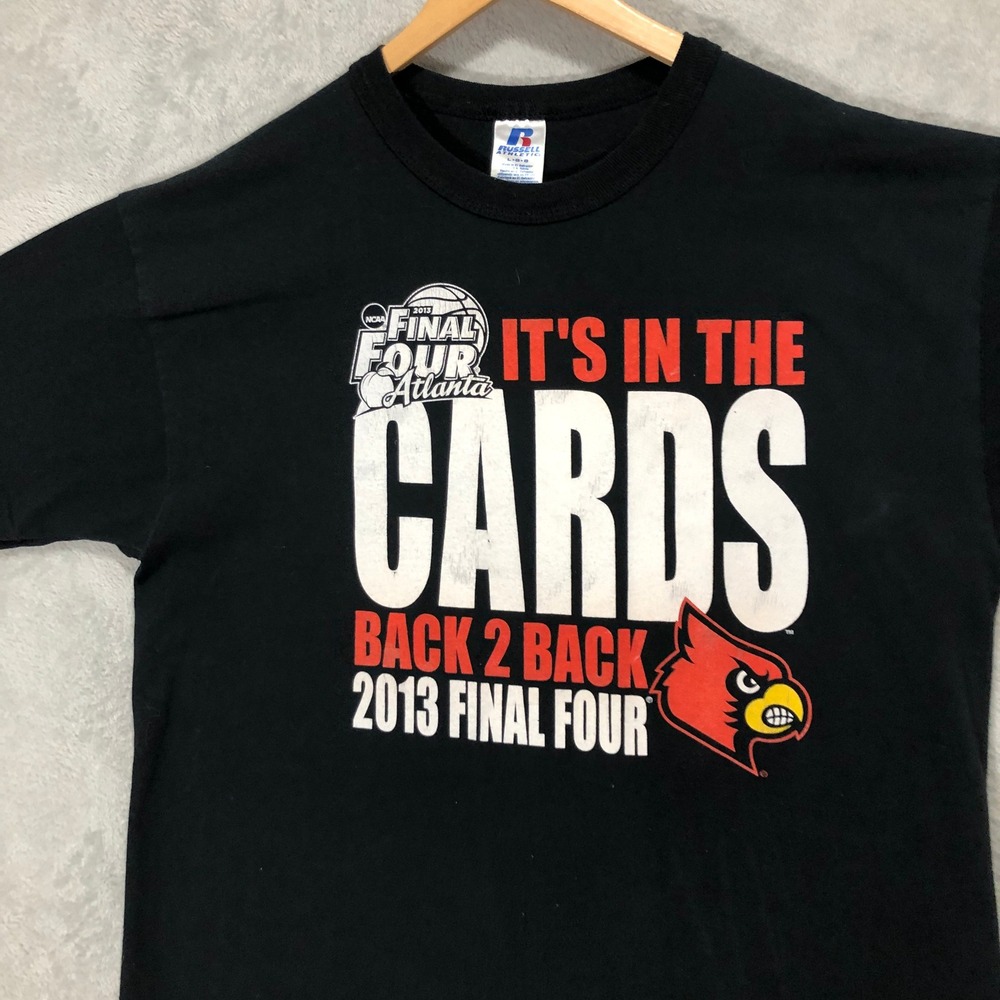 Russell Athletic NCAA Louisville Cardinals Final Four T-Shirt Black Large